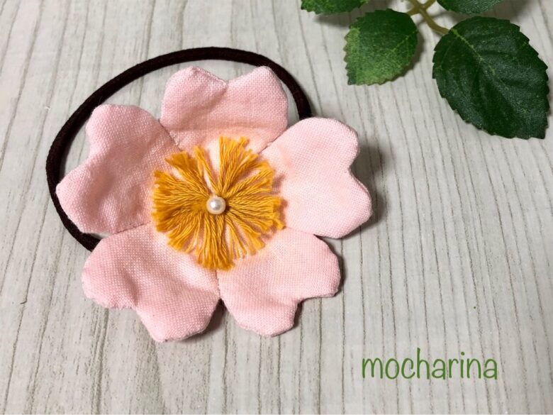 4月の誕生月の花 桜の髪飾りの作り方と花言葉 Mocharina 布あそび